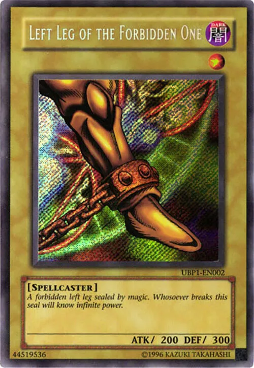 Left Leg of the Forbidden One — Yu-Gi-Oh! GX Ultimate Beginner's Pack