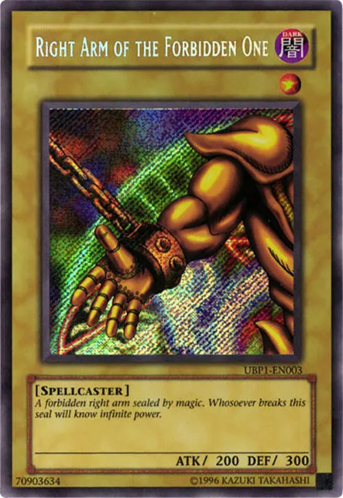 Right Arm of the Forbidden One — Yu-Gi-Oh! GX Ultimate Beginner's Pack