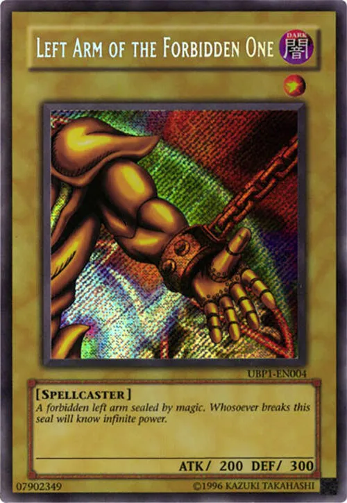 Left Arm of the Forbidden One — Yu-Gi-Oh! GX Ultimate Beginner's Pack
