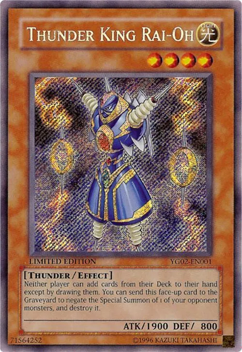Thunder King Rai-Oh — Yu-Gi-Oh! GX Volume 2 promotional card