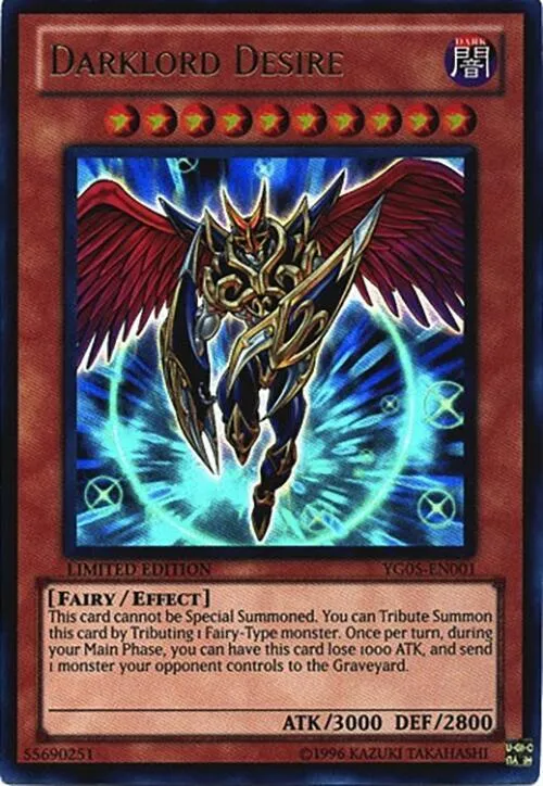 Darklord Desire — Yu-Gi-Oh! GX Volume 5 promotional card