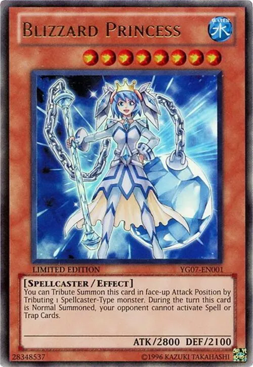 Blizzard Princess — Yu-Gi-Oh! GX Volume 7 promotional card