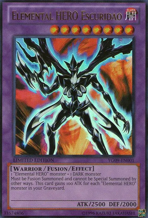 Elemental HERO Escuridao — Yu-Gi-Oh! GX Volume 9 promotional card