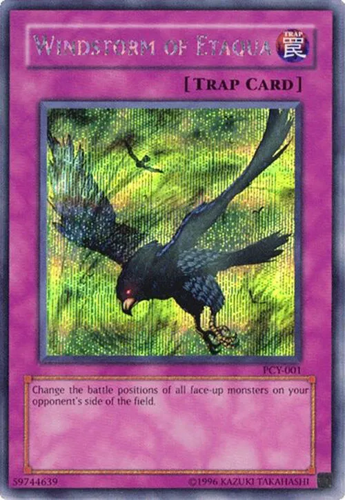Windstorm of Etaqua — Yu-Gi-Oh! Power of Chaos: Yugi the Destiny promotional cards