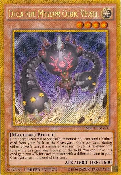 Duza the Meteor Cubic Vessel — Yu-Gi-Oh! The Dark Side of Dimensions Movie Pack: Gold Edition