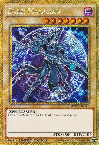 Dark Magician — Yu-Gi-Oh! The Dark Side of Dimensions Movie Pack: Gold Edition
