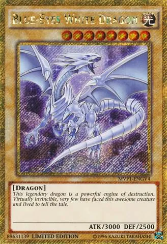 Blue-Eyes White Dragon — Yu-Gi-Oh! The Dark Side of Dimensions Movie Pack: Gold Edition