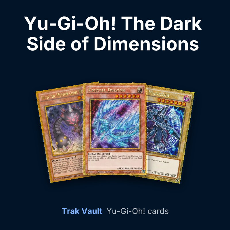 Yu-Gi-Oh! The Dark Side of Dimensions Movie Pack: Gold Edition Yu-Gi-Oh! cards: Duza the Meteor Cubic Vessel, Krystal Dragon and Dark Magician