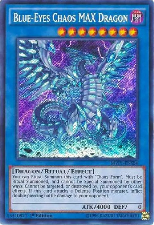 Blue-Eyes Chaos MAX Dragon — Yu-Gi-Oh! The Dark Side of Dimensions Movie Pack Secret Edition