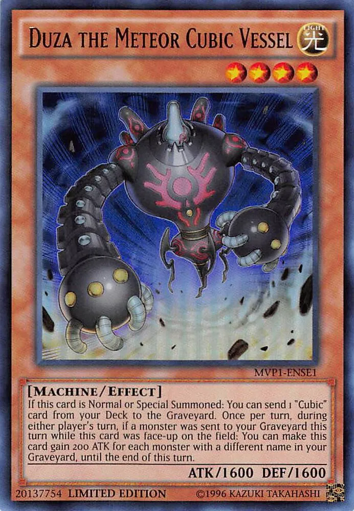 Duza the Meteor Cubic Vessel — Yu-Gi-Oh! The Dark Side of Dimensions Movie Pack Special Edition