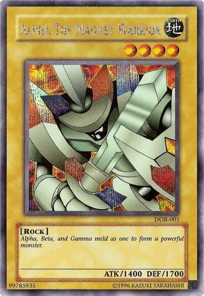 Alpha The Magnet Warrior — Yu-Gi-Oh! The Duelists of the Roses promotional cards