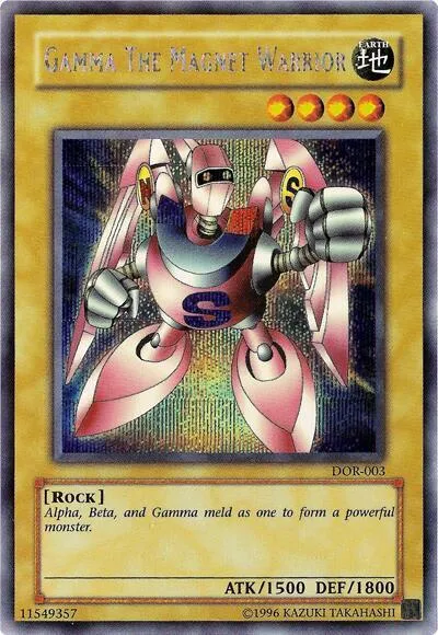 Gamma the Magnet Warrior — Yu-Gi-Oh! The Duelists of the Roses promotional cards