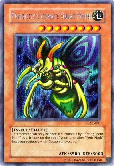 Perfectly Ultimate Great Moth — Yu-Gi-Oh! The Sacred Cards promotional cards