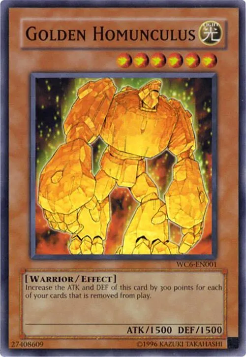 Golden Homunculus — Yu-Gi-Oh! Ultimate Masters: World Championship Tournament 2006 promotional cards