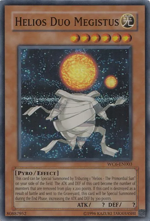 Helios Duo Megistus — Yu-Gi-Oh! Ultimate Masters: World Championship Tournament 2006 promotional cards