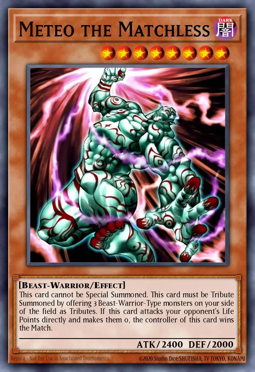 Meteo the Matchless — Yu-Gi-Oh! World Championship 2004 prize cards