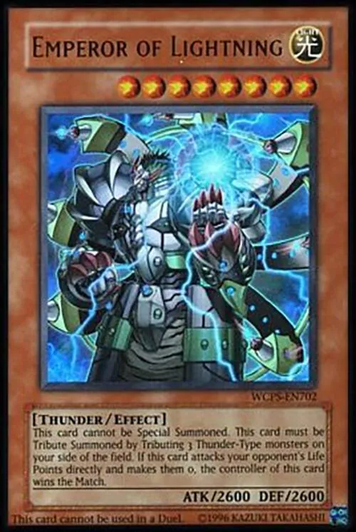 Emperor of Lightning — Yu-Gi-Oh! World Championship 2006 prize cards