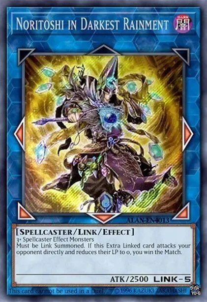 Noritoshi in Darkest Rainment — Yu-Gi-Oh! World Championship 2018 prize cards