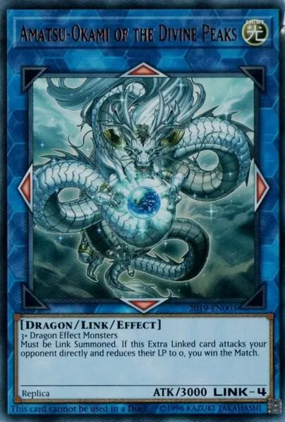 Amatsu-Okami of the Divine Peaks — Yu-Gi-Oh! World Championship 2019 Japanese National Qualifiers prize cards