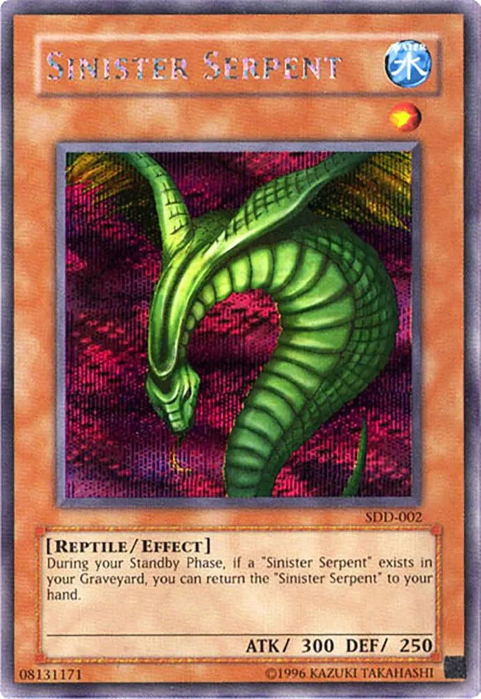 Sinister Serpent — Yu-Gi-Oh! Worldwide Edition: Stairway to the Destined Duel promotional cards