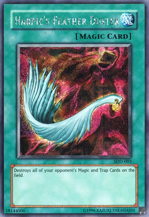 Harpie's Feather Duster — Yu-Gi-Oh! Worldwide Edition: Stairway to the Destined Duel promotional cards