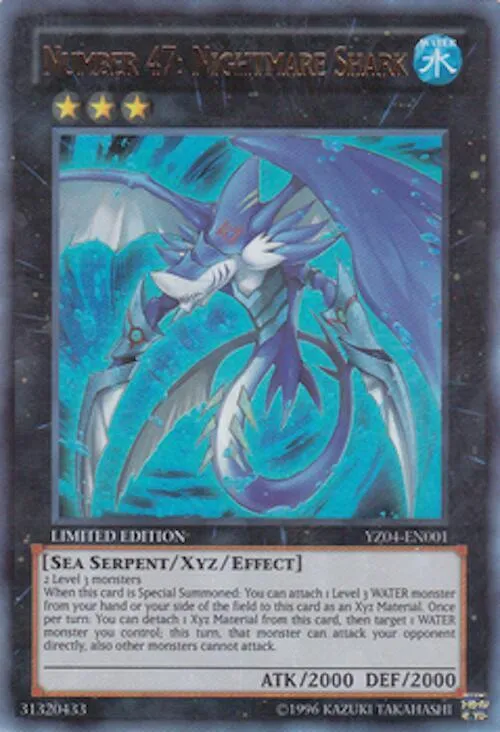 Number 47: Nightmare Shark — Yu-Gi-Oh! ZEXAL Volume 4 promotional card